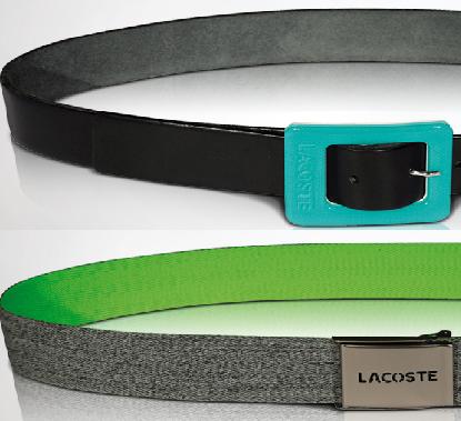Kvalitní módní doplněk Lacoste / Lacoste pásky (http://www.luxurymag.cz)